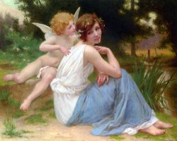 Cupid And Psyche by Guillaume Seignac