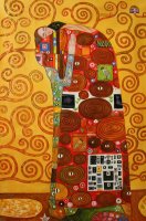 Fulfillment Stoclet Frieze by Gustav Klimt