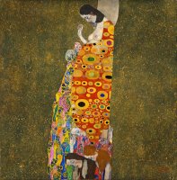 Hope Ii Lady by Gustav Klimt
