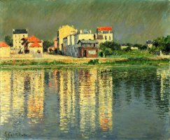 Banks of the Seine at Argenteuil by Gustave Caillebotte