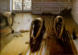 Floor Strippers by Gustave Caillebotte