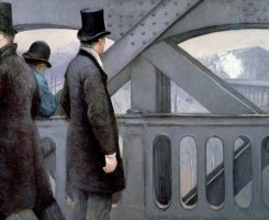 Le Pont De L'europe by Gustave Caillebotte
