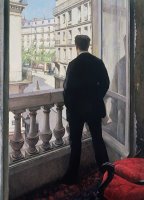 Man At The Window by Gustave Caillebotte