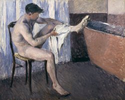Man Drying His Leg by Gustave Caillebotte