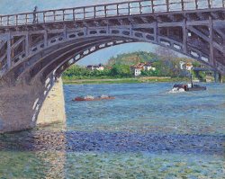 The Bridge at Argenteuil and the Seine by Gustave Caillebotte