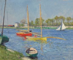 The Seine at Argenteuil by Gustave Caillebotte