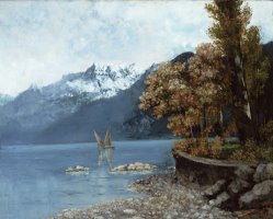 Lake Leman by Gustave Courbet