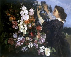 The Trellis by Gustave Courbet