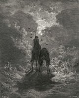Don Quixote on Horseback by Gustave Dore