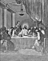 Last Supper Biblical Illustration by Gustave Dore