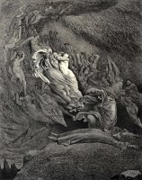 The Inferno, Canto 5, Lines 137138 I Through Compassion Fainting, Seem’d Not Far From Death, And Like a Corpse Fell to The Ground. by Gustave Dore