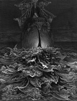 The Mariner Gazes On The Ocean And Laments His Survival While All His Fellow Sailors Have Died by Gustave Dore