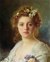 Flora by Gustave Jean Jacquet