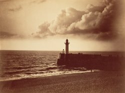 Breakwater at Sete by Gustave Le Gray