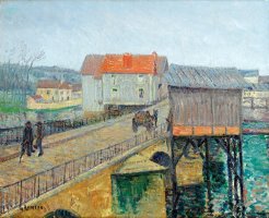 Le Pont a Moret Sur Loing by Gustave Loiseau