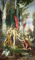 Hesiod And The Muses by Gustave Moreau