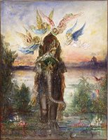 The Sacred Elephant (peri) by Gustave Moreau