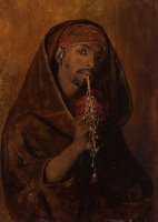 The Moorish Smoker by Gyula Tornai