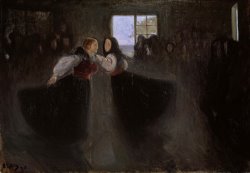 Girls Dancing by Halfdan Egedius
