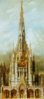 Gothic Cemetary, St. Michaels, Front Tower by Hans Makart