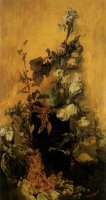 Still Life with Roses by Hans Makart