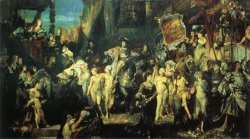 The Entry of Charles V Into Antwerp by Hans Makart