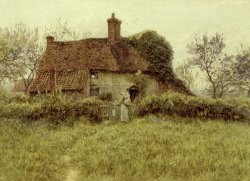 A Cottage at Pinner Middlesex by Helen Allingham