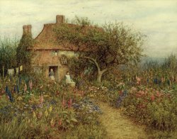 A Cottage near Brook Witley Surrey by Helen Allingham