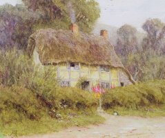 A Country Cottage by Helen Allingham
