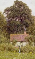 Cottage near Brook by Helen Allingham