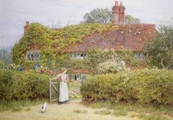 Surrey Cottage by Helen Allingham