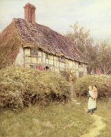 The Priest's House West Hoathly by Helen Allingham