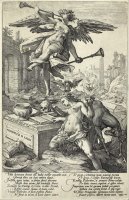 Fame And History by Hendrick Goltzius