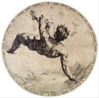 Phaethon From The Four Disgracers Series by Hendrick Goltzius