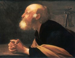 The Repentant Peter by Hendrick Ter Brugghen
