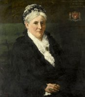 Maria Hermina Heemskerk (1827 1908). Echtgenote Van Menno David Graaf Van Limburg Stirum by Hendrik Willem Mesdag
