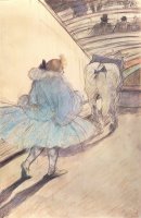 At The Circus Entering The Ring by Henri de Toulouse-Lautrec