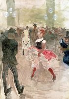 At The Elysee, Montmartre by Henri de Toulouse-Lautrec
