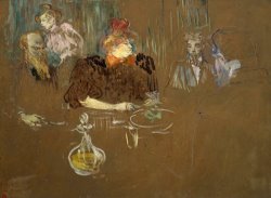 At The Table of Monsieur And Madame Natanson by Henri de Toulouse-Lautrec
