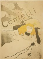 Confetti by Henri de Toulouse-Lautrec