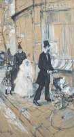 First Communion Day by Henri de Toulouse-Lautrec