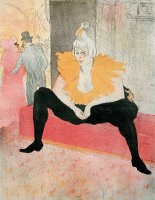 La Clownesse Assise by Henri de Toulouse-Lautrec
