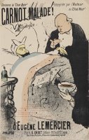 Music Sheet for Carnot Malade (sick Preisdent Carnot) by Henri de Toulouse-Lautrec