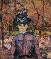 Portrait De Suzanne Valadon (madame Suzanne Valadon, Artiste Peintre) by Henri de Toulouse-Lautrec