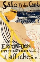 Poster advertising the Exposition Internationale dAffiches Paris by Henri de Toulouse-Lautrec