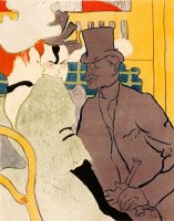 The Englishman at The Moulin Rouge by Henri de Toulouse-Lautrec