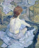 Woman at Her Toilet by Henri de Toulouse-Lautrec