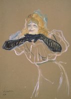 Yvette Guilbert (1867 1944) Singing 'linger, Longer, Loo' by Henri de Toulouse-Lautrec