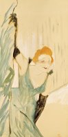 Yvette Guilbert (1867 1944) Taking a Curtain Call by Henri de Toulouse-Lautrec