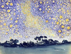 Landscape with Stars by Henri-Edmond Cross